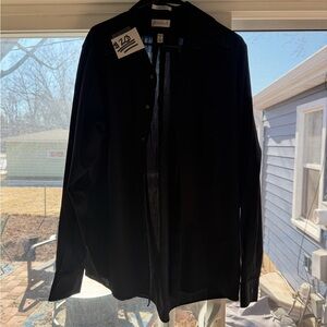 Black Van Heusen Button-Up Shirt